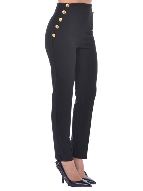 PANTALONE FASHION DONNA - Nero