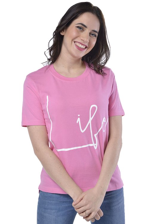T SHIRT DONNA - Rosa