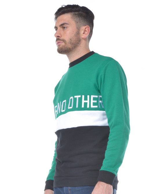 MAGLIA GIROCOLLO UOMO - Verde