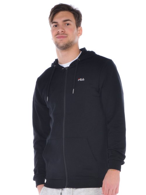 FELPA ZIP UOMO - Nero