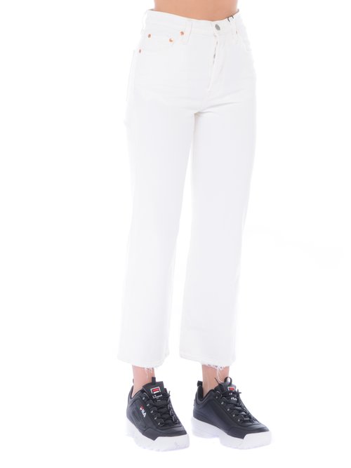 PANTALONE 5 TASCHE DONNA - Bianco