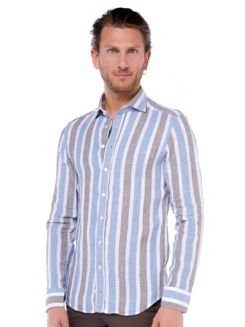 CAMICIA FASHION E SPORTIVA UOMO - Turchese
