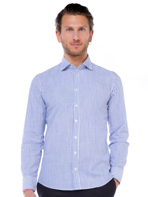 CAMICIA FASHION E SPORTIVA UOMO - Blu