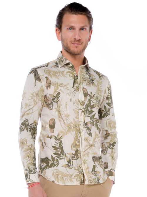 CAMICIA FASHION E SPORTIVA UOMO - Beige