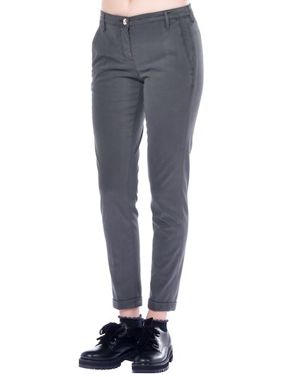 PANTALONE 5 TASCHE DONNA - Grigio
