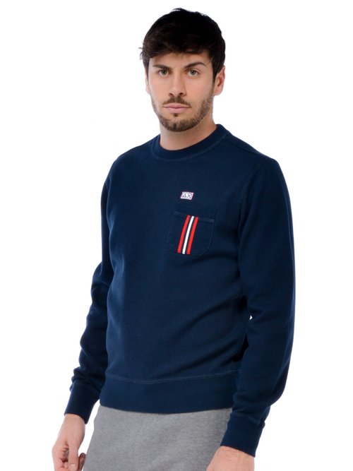 MAGLIA GIROCOLLO UOMO - Blu