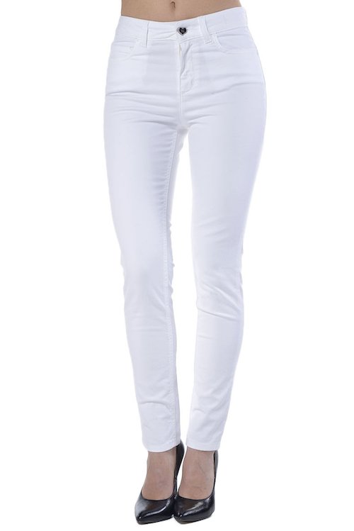 PANTALONE 5 TASCHE DONNA - Bianco