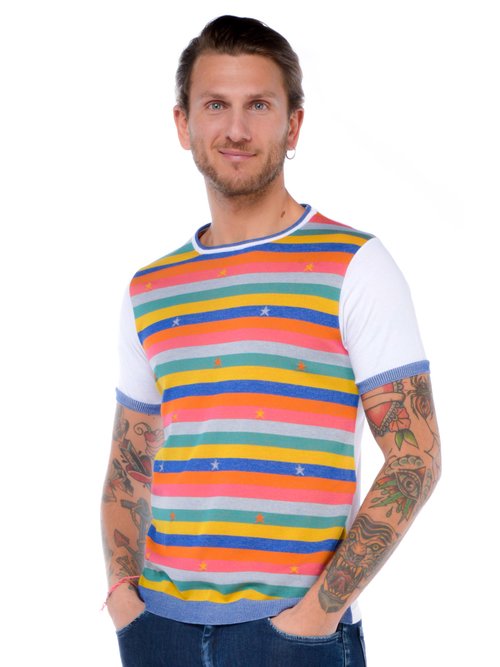 MAGLIA MANICA CORTA UOMO - Bianco