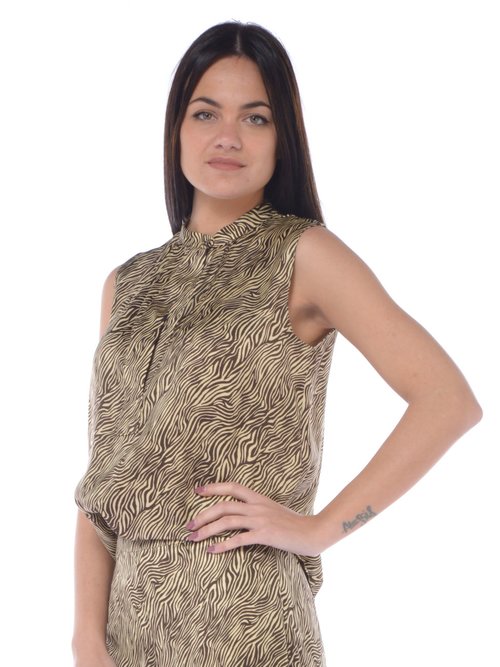 BLUSA DONNA - Marron