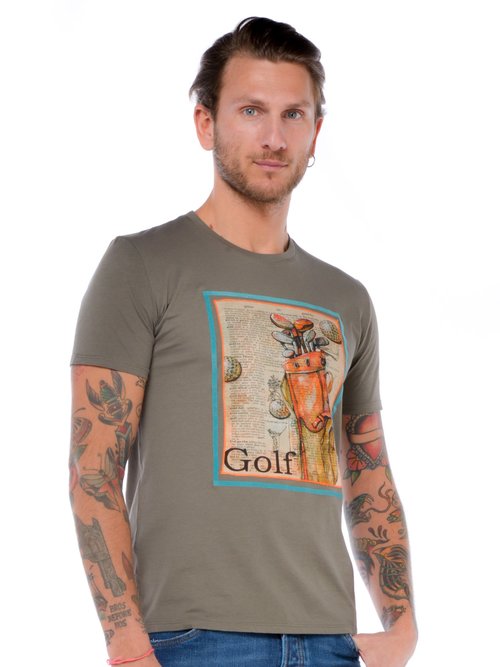 T SHIRT MANICA CORTA UOMO - Verde