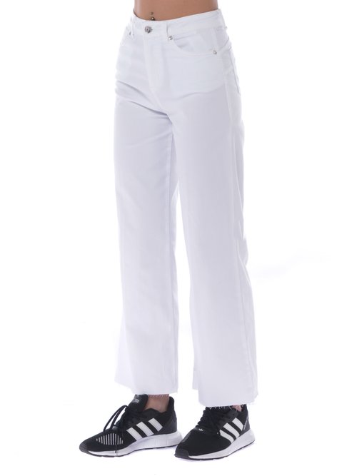 PANTALONE 5 TASCHE DONNA - Bianco