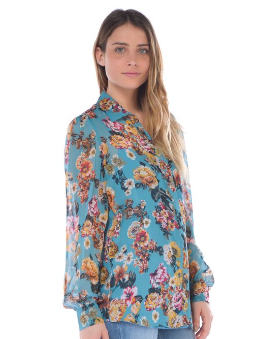 CAMICIA DONNA - Turchese