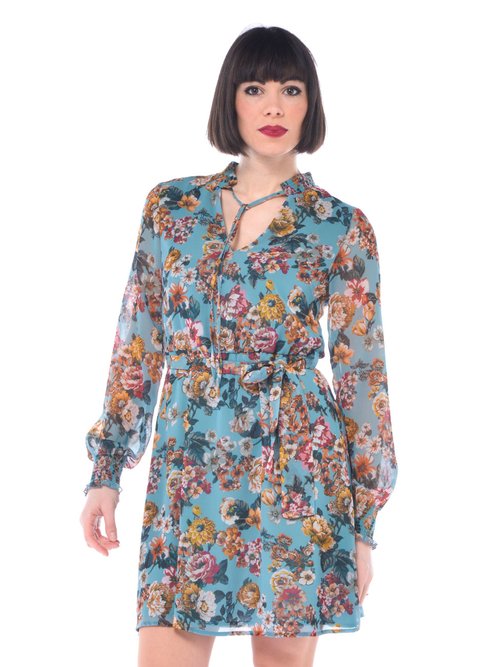 ABITO CORTO DONNA - Turchese
