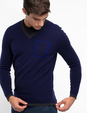 Outlet maglione uomo scontato - Maglia At.p.co scollo a V