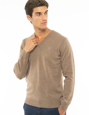 Outlet maglione uomo scontato - Maglione Gant scollo a V