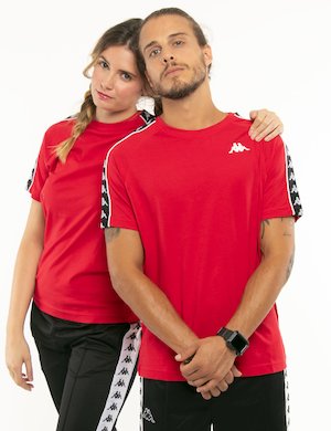 Kappa uomo outlet  - T-shirt Kappa con bande laterali