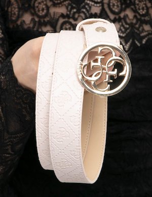 Abbigliamento donna Guess scontato - Cintura Guess logo in rilievo