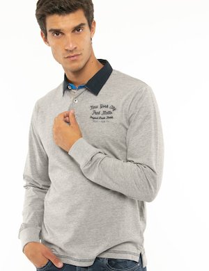 Outlet maglione uomo scontato - Maglia Fred Mello con logo ricamato