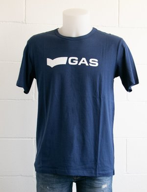 T-shirt uomo scontata - T-shirt Gas con logo stampato
