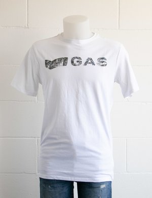 T-shirt uomo scontata - T-shirt Gas con logo applicato