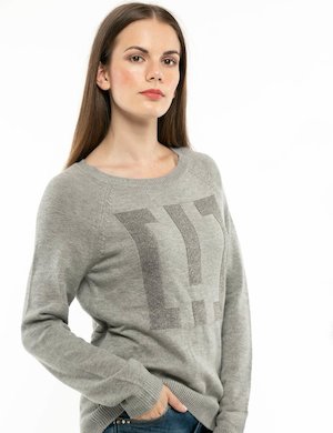 maglia donna elegante scontata - Maglia Imperfect con logo