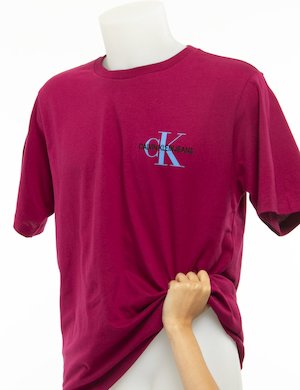 Calvin Klein uomo outlet - T-shirt Calvin Klein logo a lato