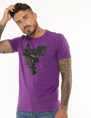Guess uomo outlet - T-shirt Guess logo stampato