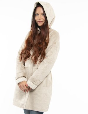 yes zee abbigliamento - Yes Zee outlet shop online  - Cappotto Yes Zee in ecocamoscio
