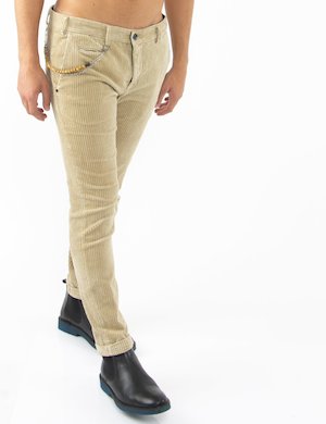 Yes Zee uomo outlet - Pantalone Yes Zee a costine