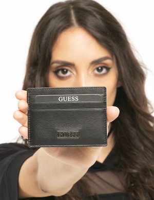 Guess uomo outlet - Portadocumenti Guess in pelle