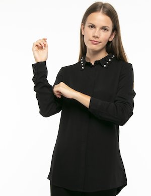 Camicia donna elegante scontata - Camicia Guess con perle