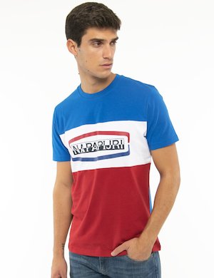 T-shirt uomo scontata - T-shirt Napapijri in tre colori