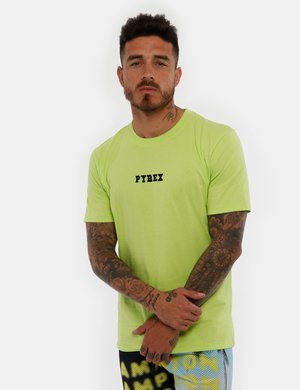 Abbigliamento uomo scontato - T-shirt Pyrex con stampa sul retro