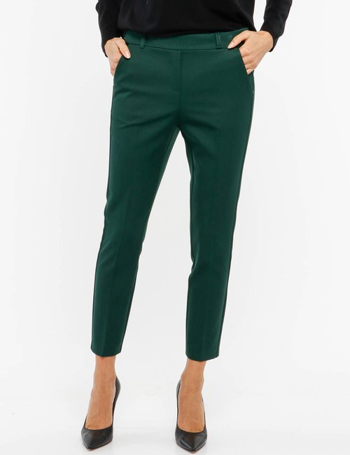 Pantalone Vougue con vita elasticizzata - Verde
