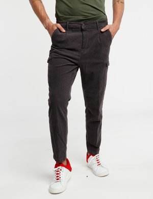 Outlet pantaloni uomo scontati - Pantalone Concept83 a coste