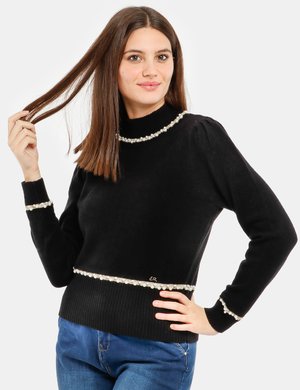 yes zee abbigliamento - Yes Zee outlet shop online  - Maglione Yes Zee con perle