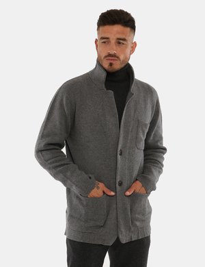 Outlet maglione uomo scontato - Maglia Maison du Cachemire a cardigan