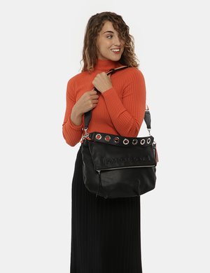 Accessorio moda Donna scontato - Tracolla Desigual mezzo logo in rilievo