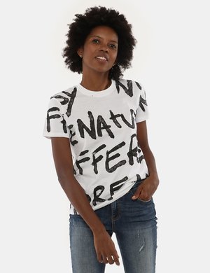T-shirt Desigual da donna scontata - T-shirt Desigual slogan 