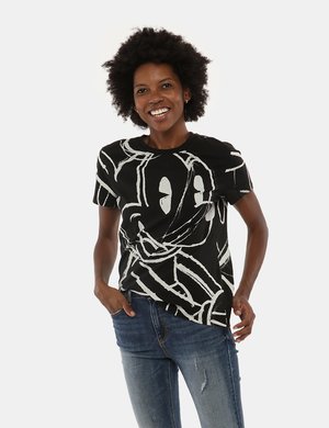 Abbigliamento donna scontato - T-shirt Desigual Mickey Mouse