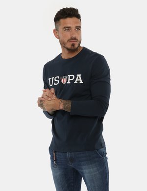Outlet maglione uomo scontato - Maglia U.S. Polo Assn. Stampata