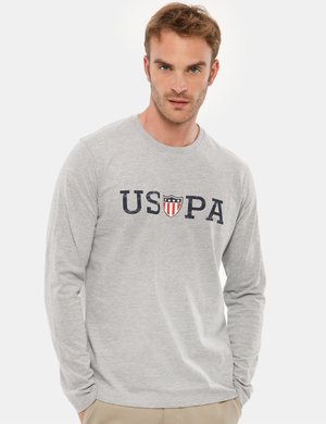 Outlet maglione uomo scontato - Maglia U.S. Polo Assn. stampata