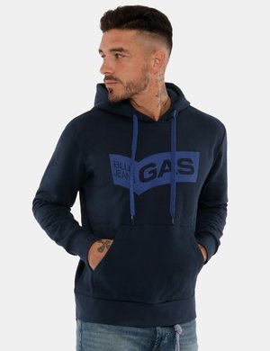 Gas uomo outlet - Felpa GAS con cappuccio