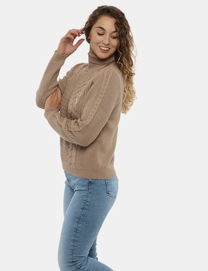 yes zee abbigliamento - Yes Zee outlet shop online  - Maglione Yes Zee lavorazione a trecce