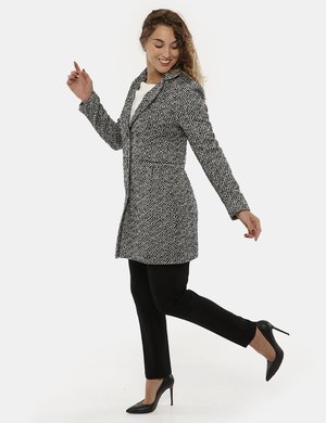 Outlet cappotti e giacche Vougue da donna scontate - Cappotto Vougue motivo geometrico