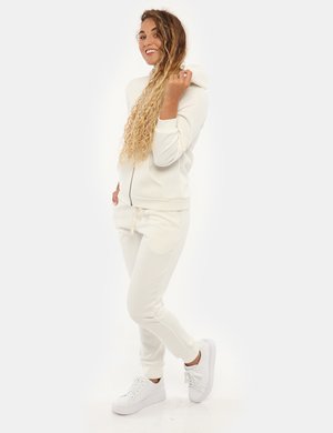 maglia donna elegante scontata - Felpa Concept83 con zip e cappuccio