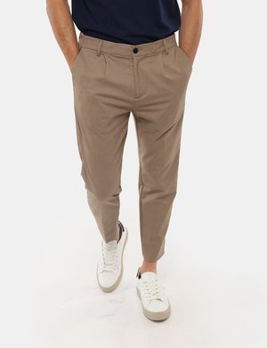 Abbigliamento uomo scontato - Pantalone Gazzarrini con bottone e zip