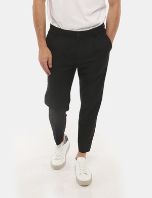 Abbigliamento uomo scontato - Pantalone Gazarrini con bottone e zip