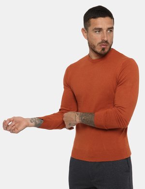 Outlet maglione uomo scontato - Maglia Maison du Cachemire arancione