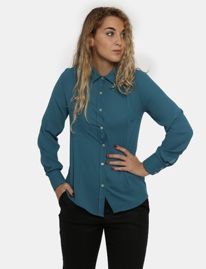 Abbigliamento donna scontato - Camicia Vougue azzurro ottanio